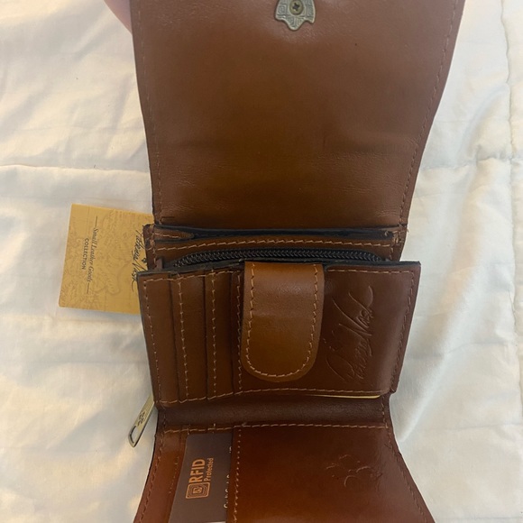 Patricia Nash Maida Brown Leather Wallet small - Picture 3 of 7